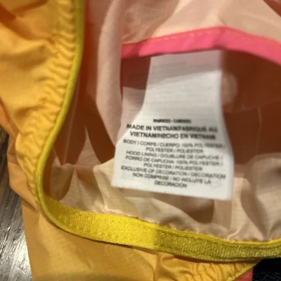 NIKE Windrunner Sunset Windbreaker Mens Medium Pink Pow Wow Hood Pockets Rare - Picture 9 of 13
